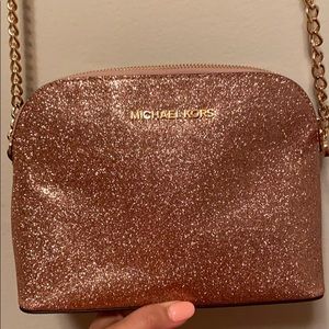 Michael Kors Crossbody In Rose Gold